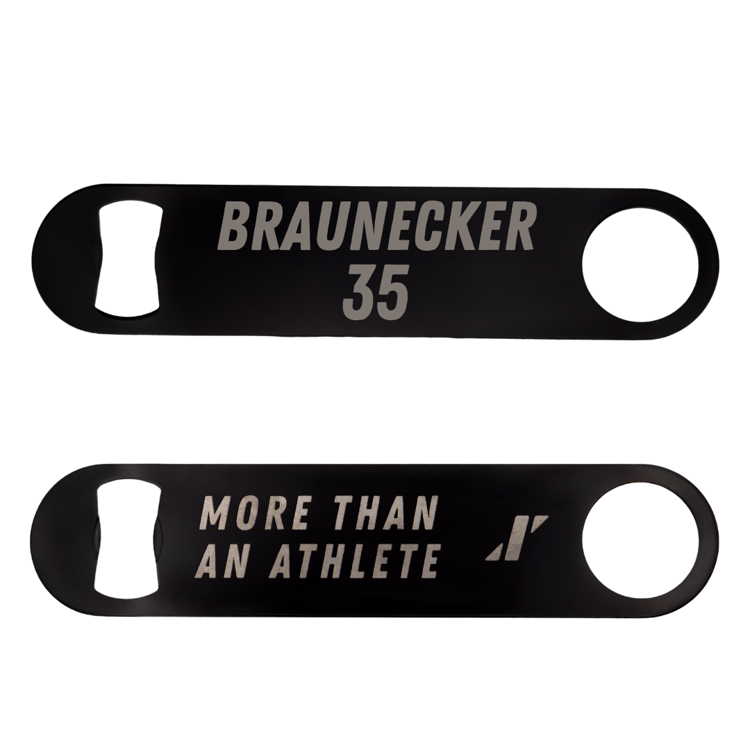 Austin Peay State University Baseball Black Bottle Opener - #35 Gavin Braunecker