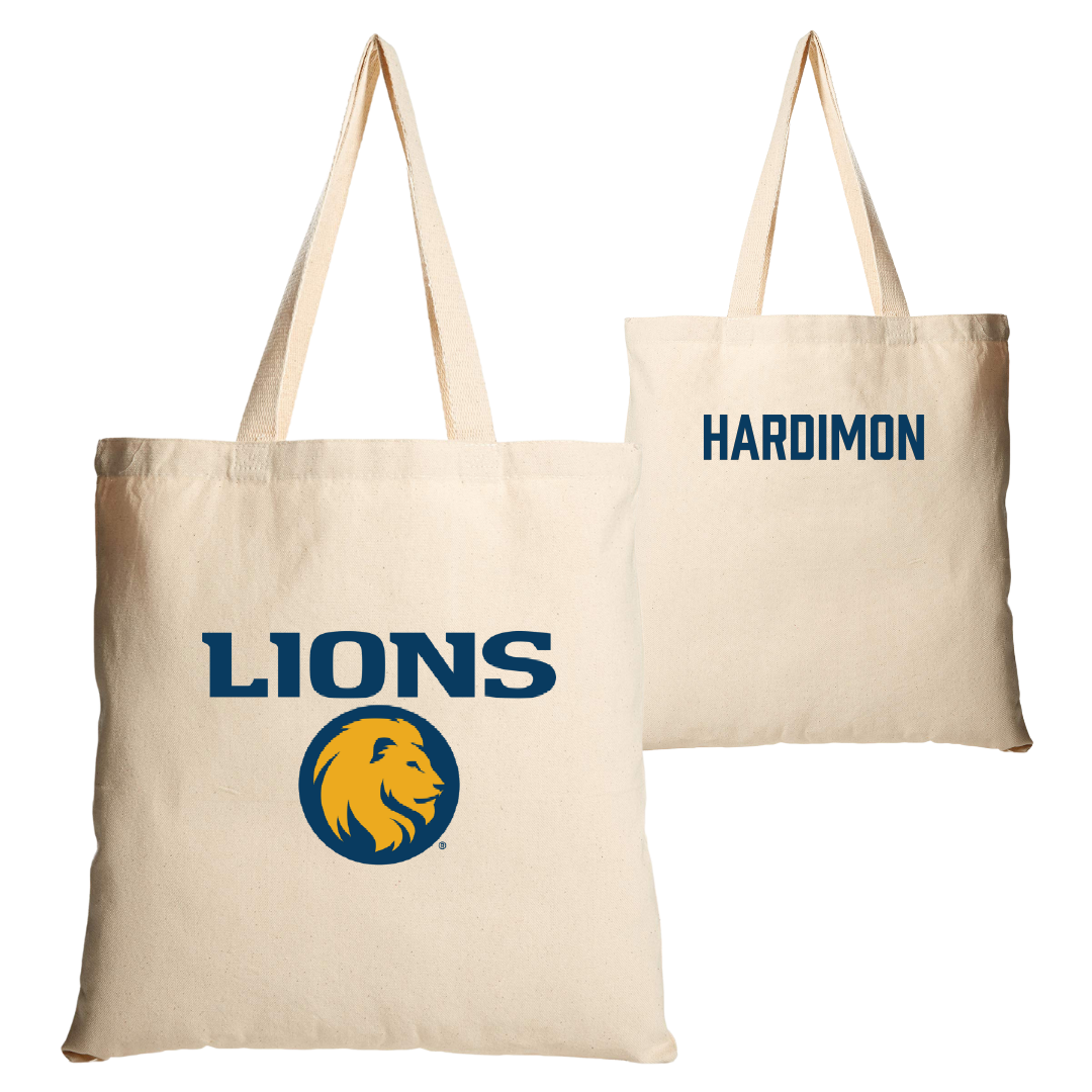 East Texas A&M University Track and Field Tan Canvas Tote Bag - Jayshon Hardimon