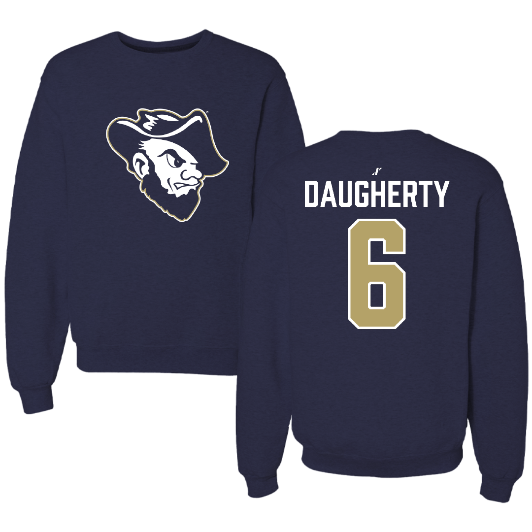 South Dakota Mines Volleyball Navy Crewneck - #6 Morgan Daugherty