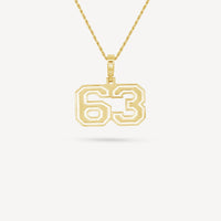 Gold Presidents Pendant and Chain - #63 William Cook