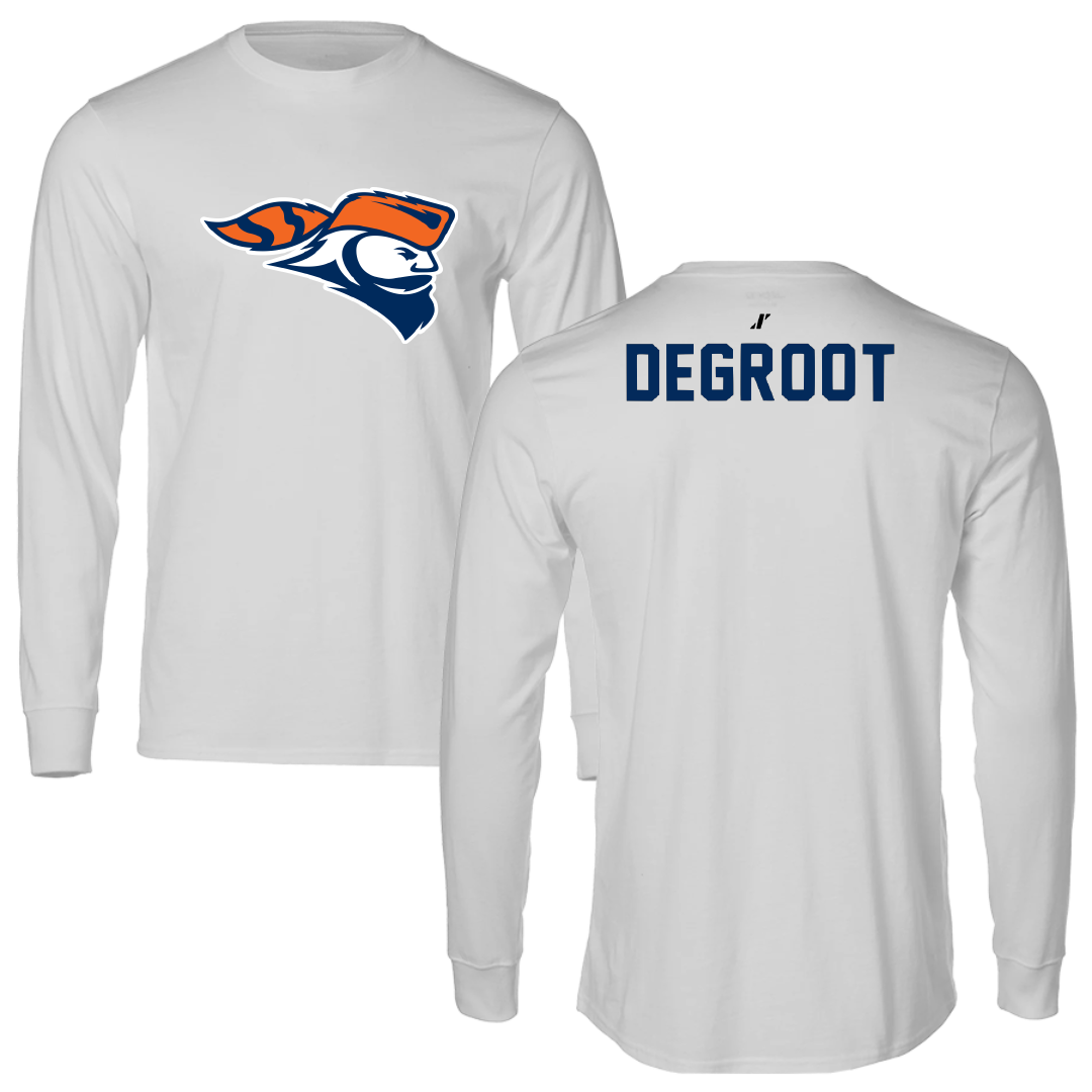 Carroll University Tennis Light Gray Performance Long Sleeve - Greyson DeGroot