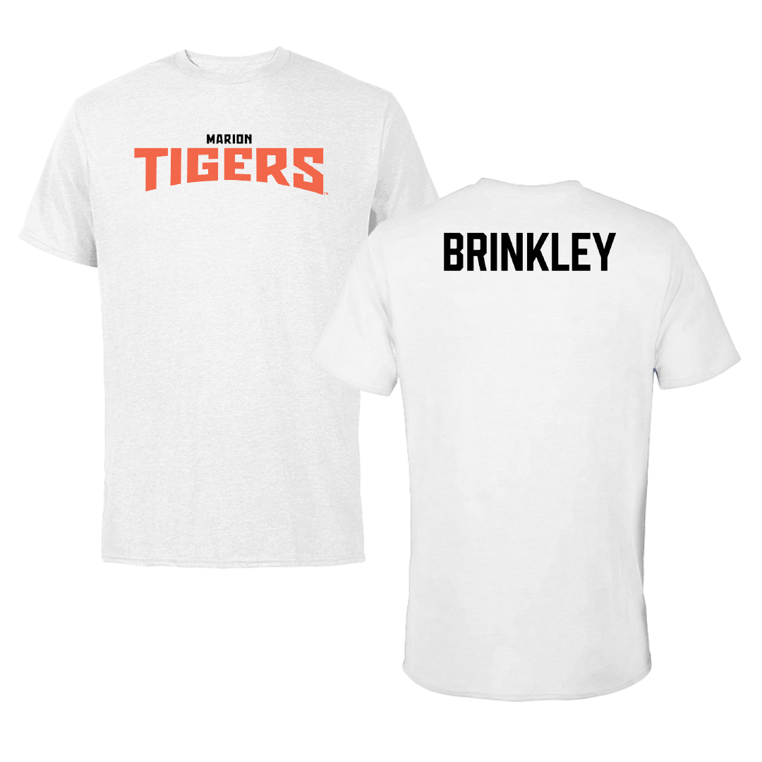 Marion Military Institute Tennis (M) White Classic Tee - John Brinkley