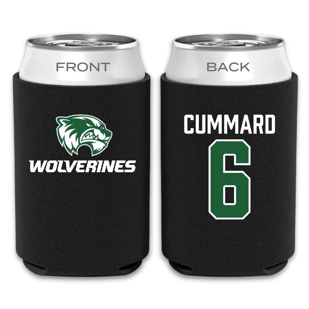 Utah Valley University Volleyball Black Can Cooler - #6 Molly Cummard