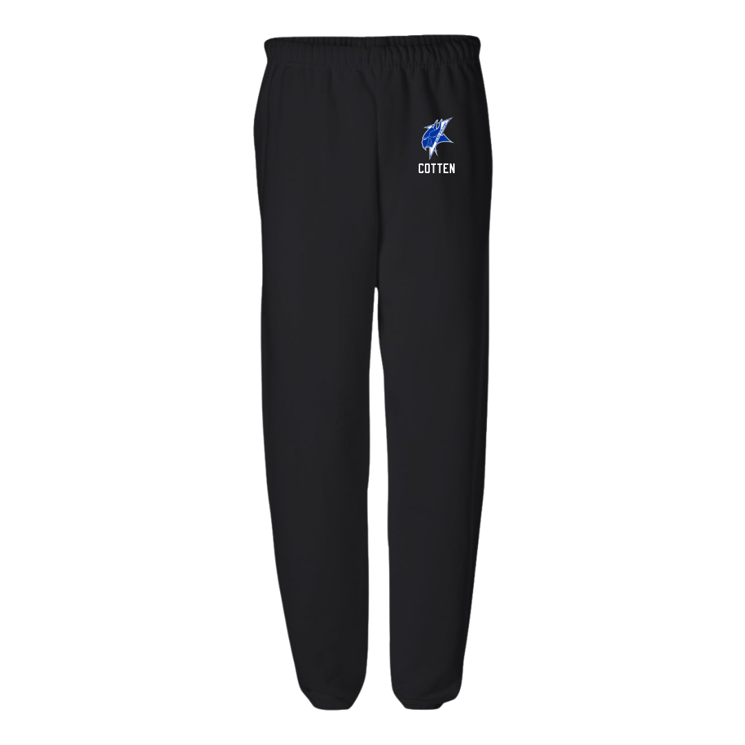 Elizabeth City State University Band Black Sweatpants - Tia Cotten