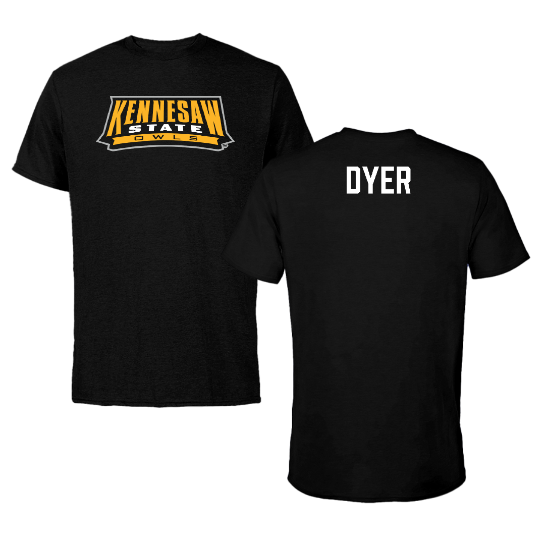 Kennesaw State University TF and XC Black Performance Tee - Sean Dyer