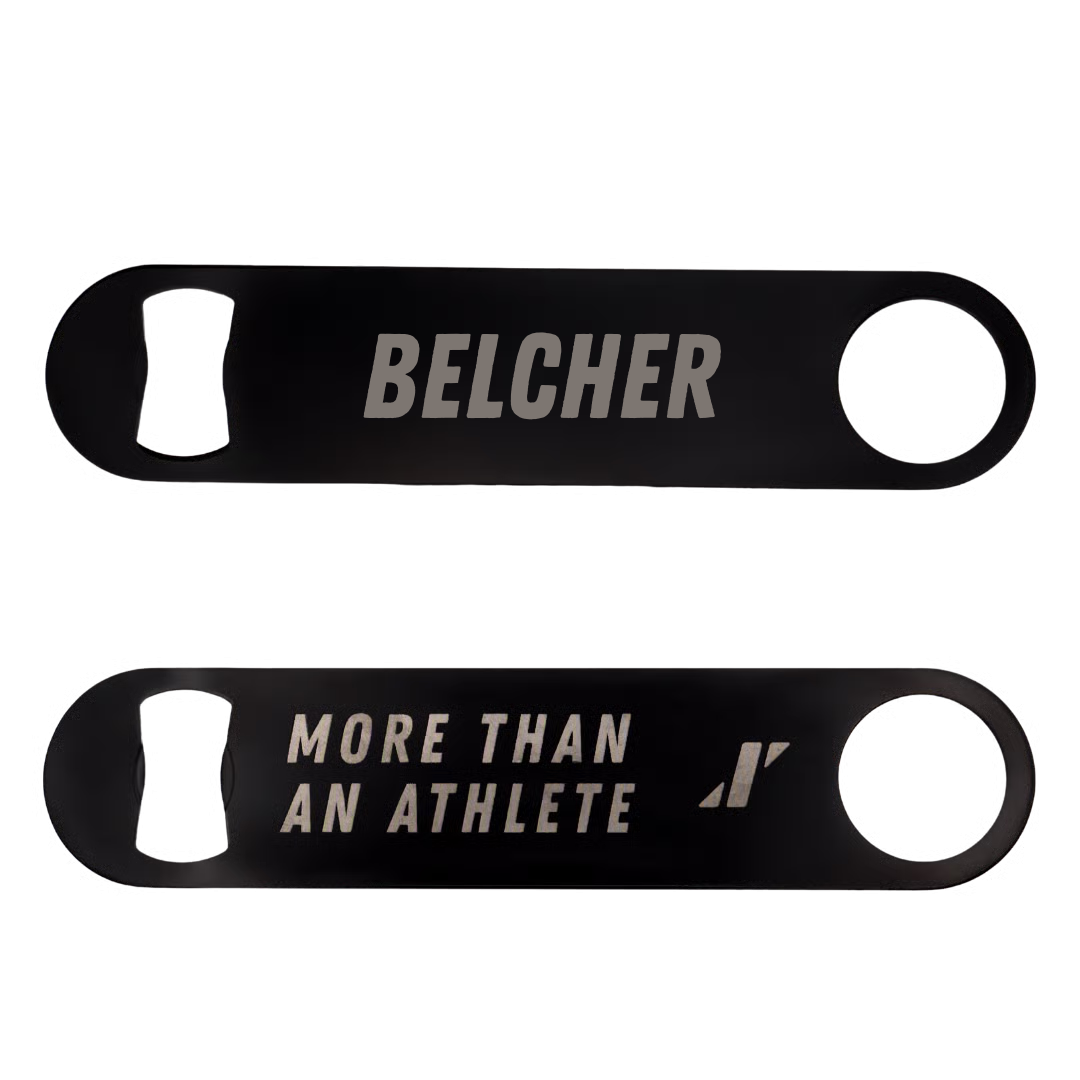 Marshall University TF and XC Black Bottle Opener - Anthony Belcher