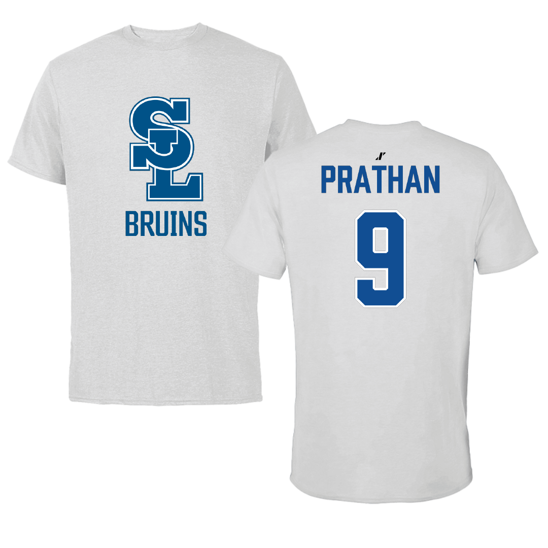Salt Lake Community College Softball Light Gray Bruins Tee - #9 Jazmine Prathan