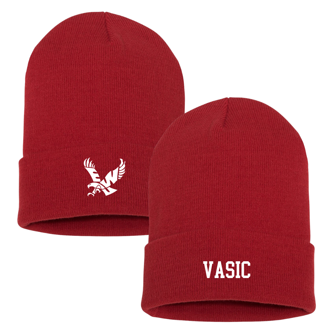 Eastern Washington University Tennis (W) Red Beanie - Sara Vasic