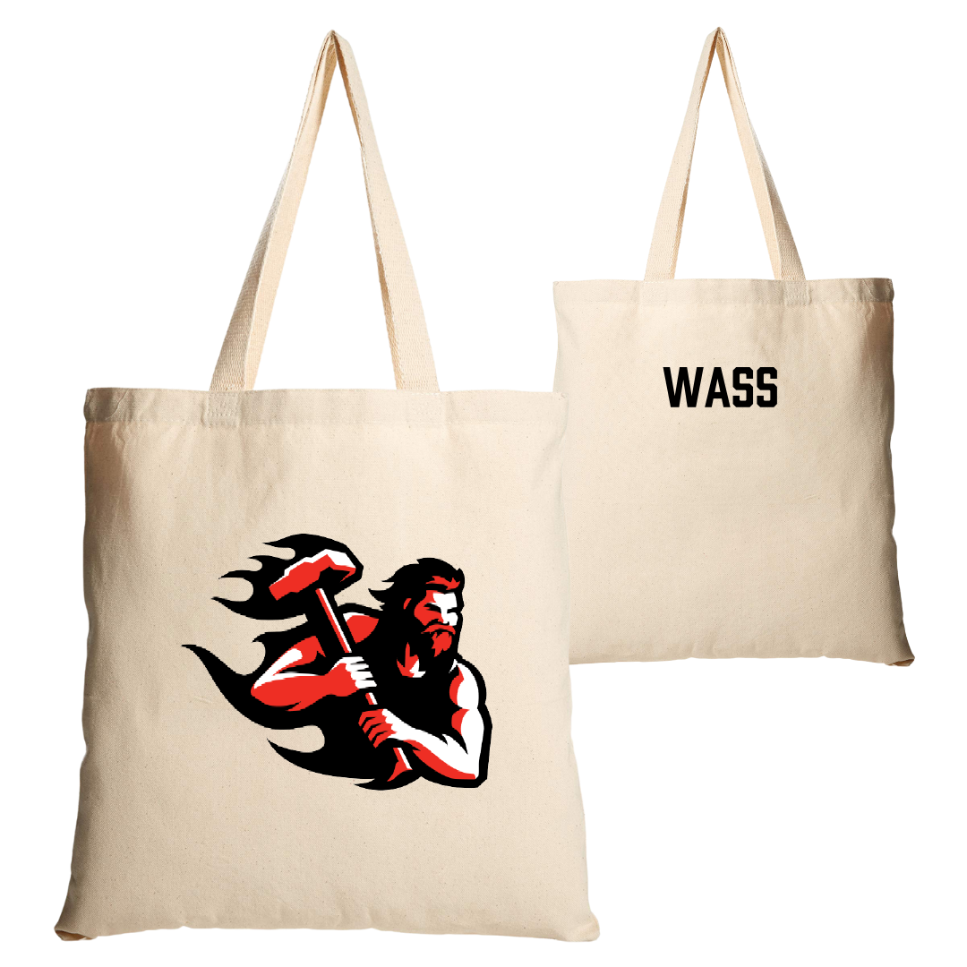 PennWest California Cheer Tan Canvas Tote Bag - Karly Wass