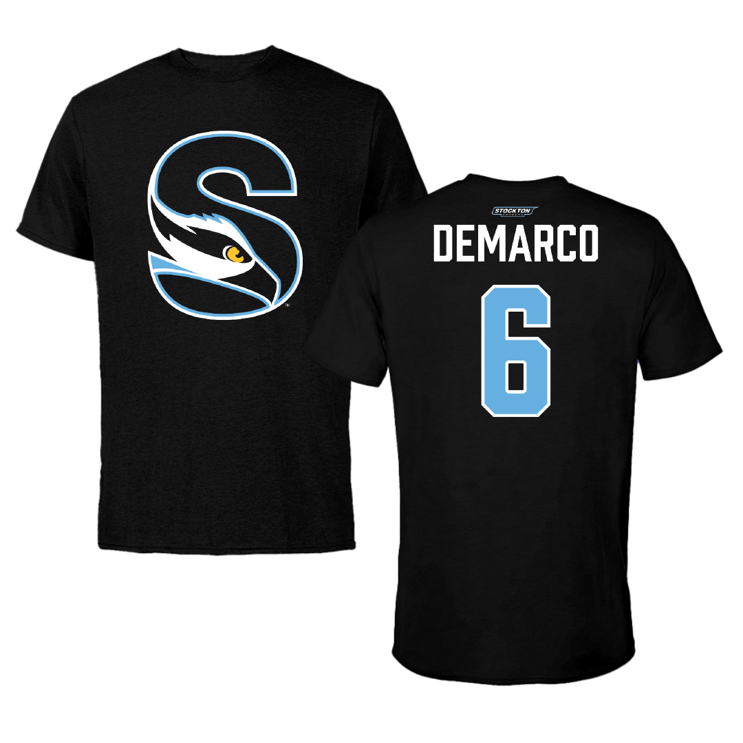 Stockton University Field Hockey Black Tee - #6 Riley DeMarco