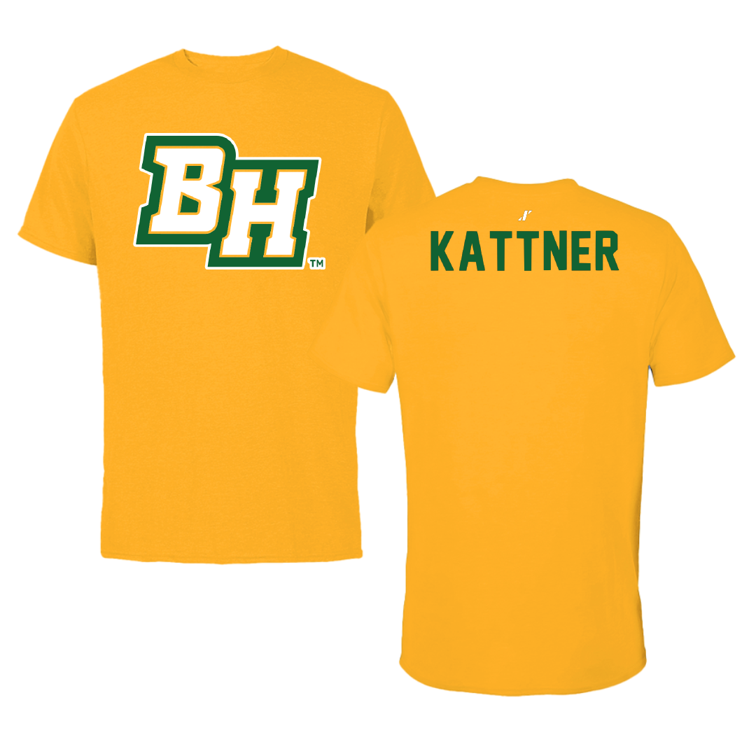 Black Hills State University Football Gold Tee - Darien Kattner