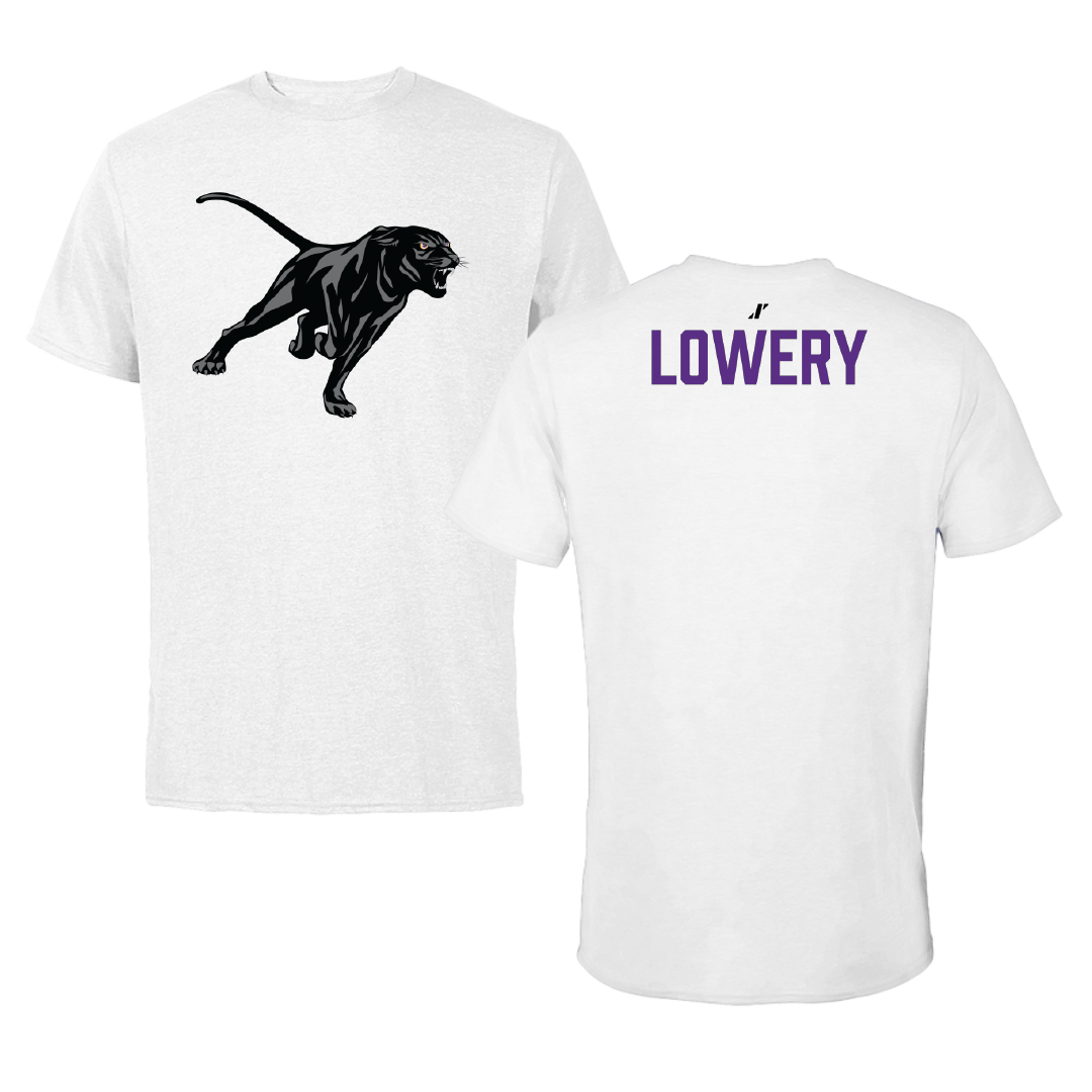 Prairie View A&M University TF and XC White Tee - Sebron Lowery