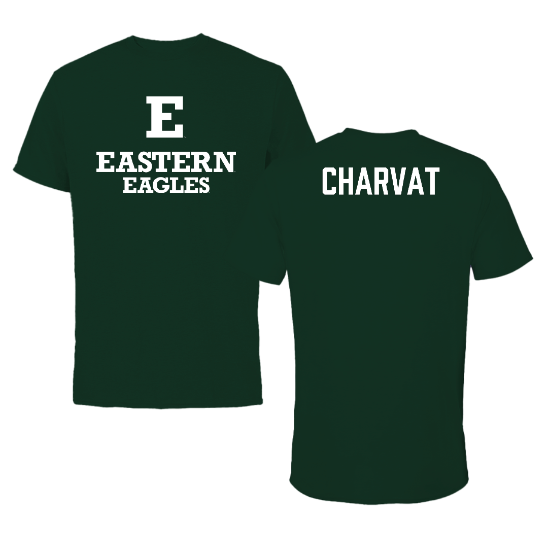 Eastern Michigan University Rowing Forest Green Tee - Gabrielle Charvat