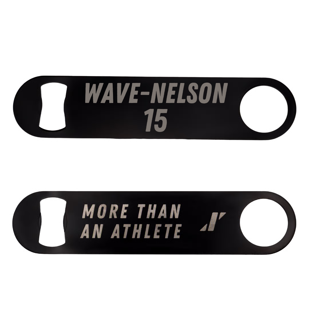 Volleyball Black Bottle Opener - #15 Mia Wave-Nelson