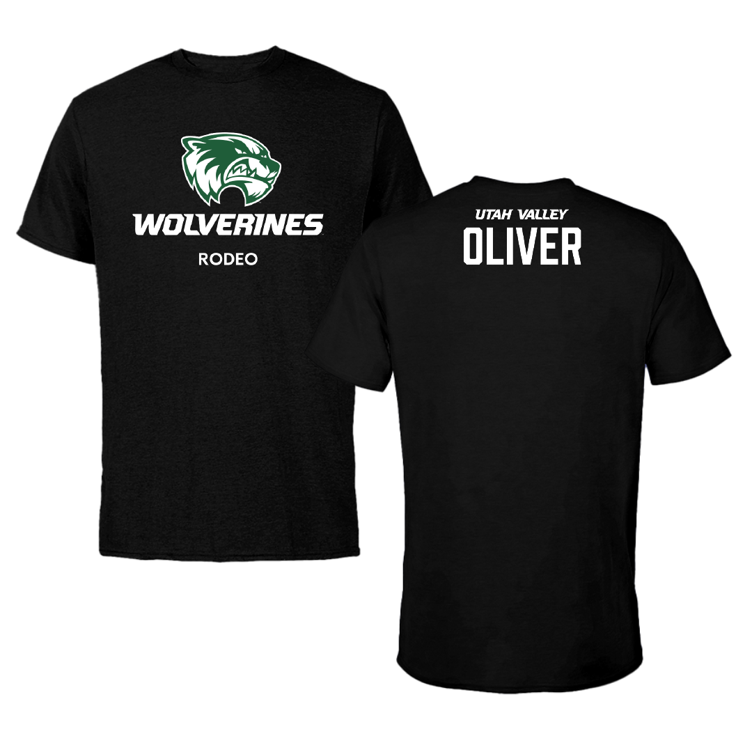 Utah Valley University Rodeo Black Mascot Performance Tee - Dalli Jen Oliver