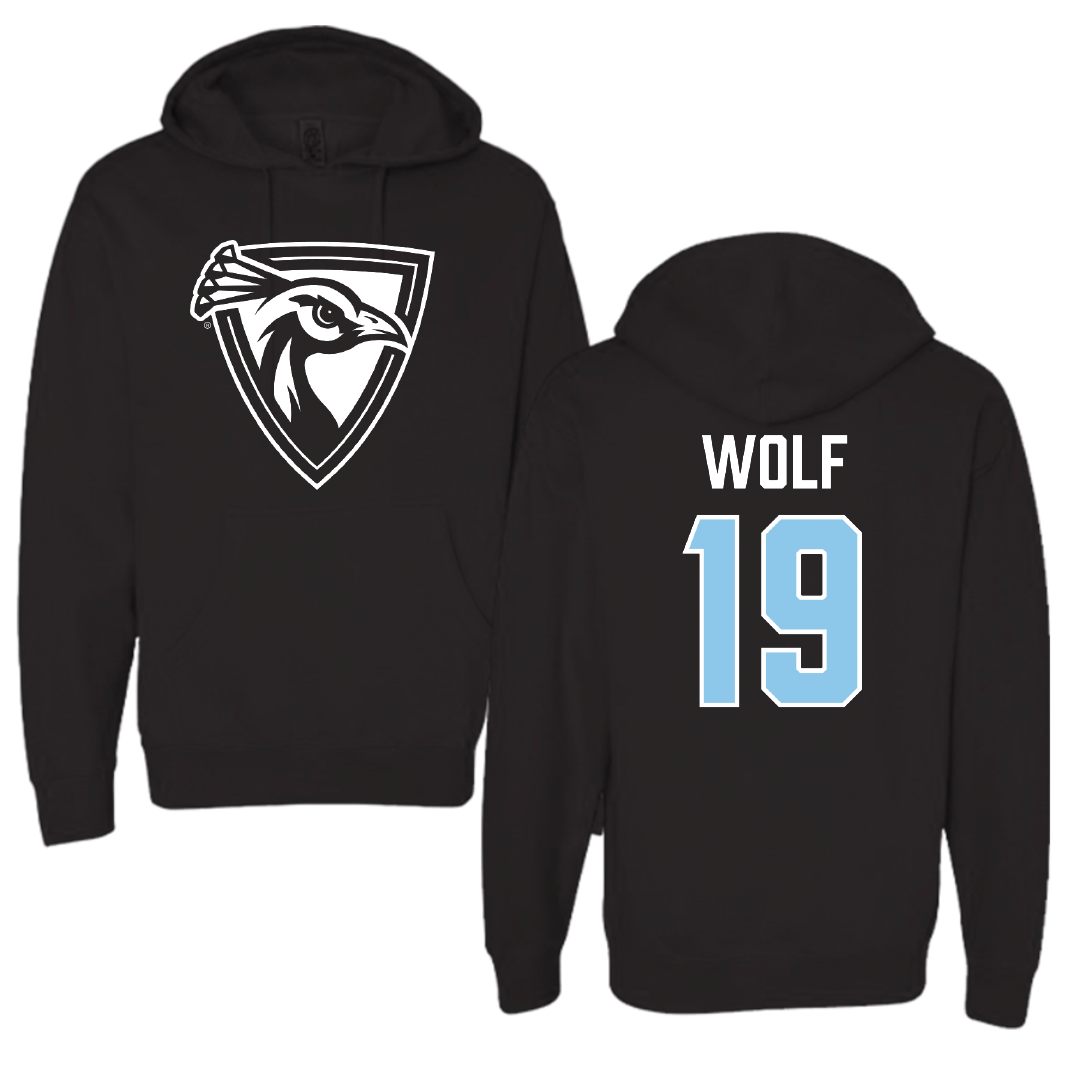 Upper Iowa University Soccer (W) Black Hoodie - #19 Catherine Wolf