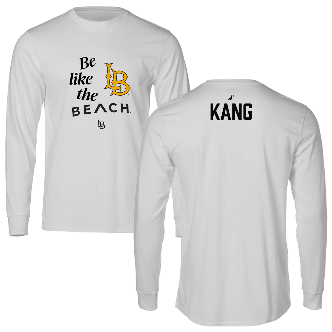 Long Beach State University Golf Light Gray Be Like Us Long Sleeve - Emma Kang