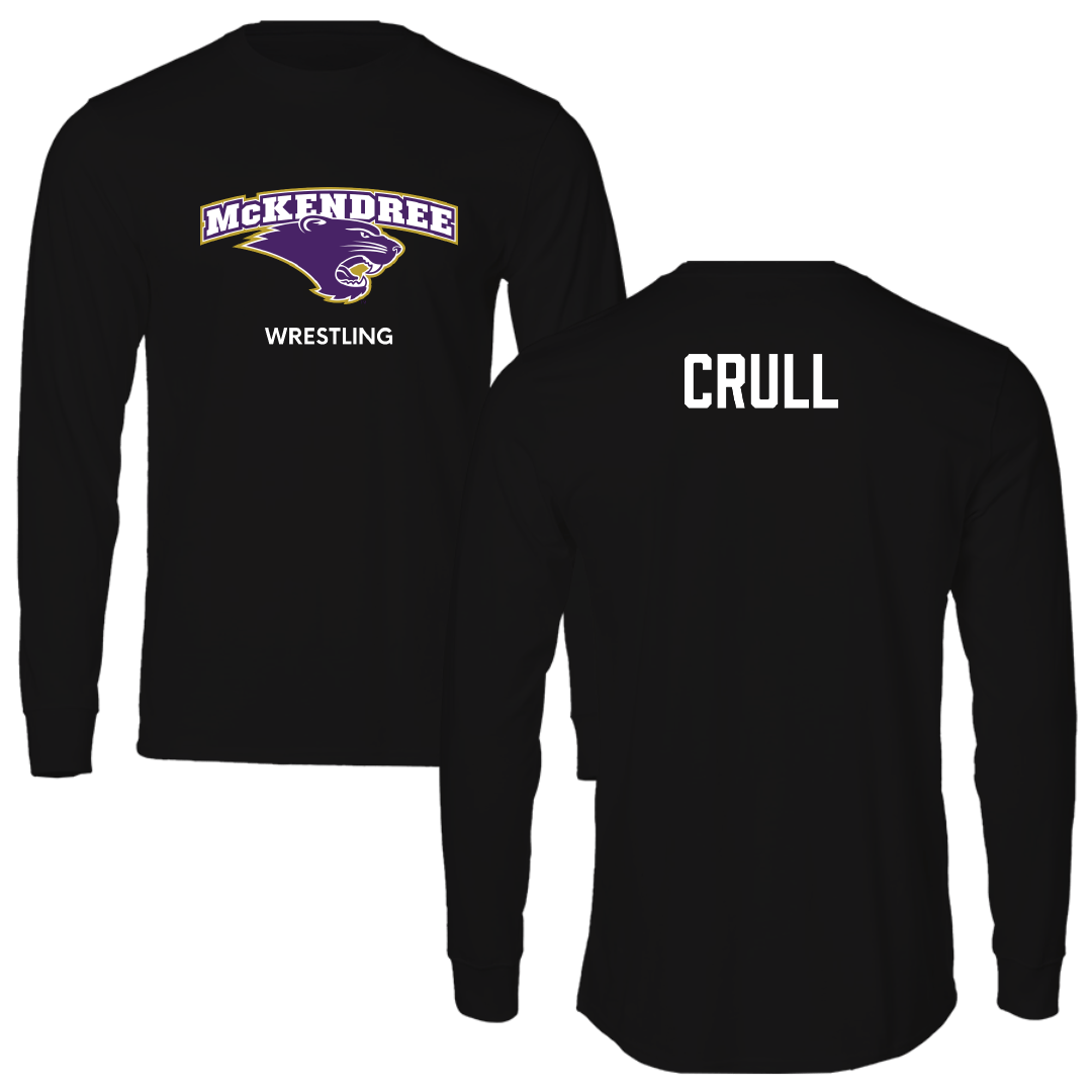 McKendree University Wrestling (W) Black Long Sleeve - Heather Crull