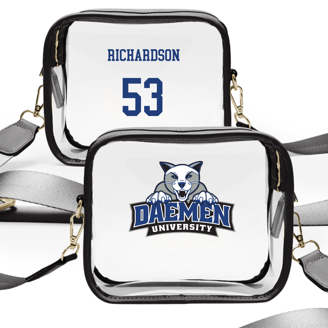 Daemen University Bowling (W) Black Clear Stadium Bag - #53 Kayla Richardson