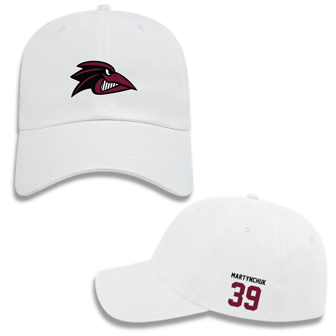 Franklin Pierce University Soccer (M) White Hat - #39 Nikita Martynchuk