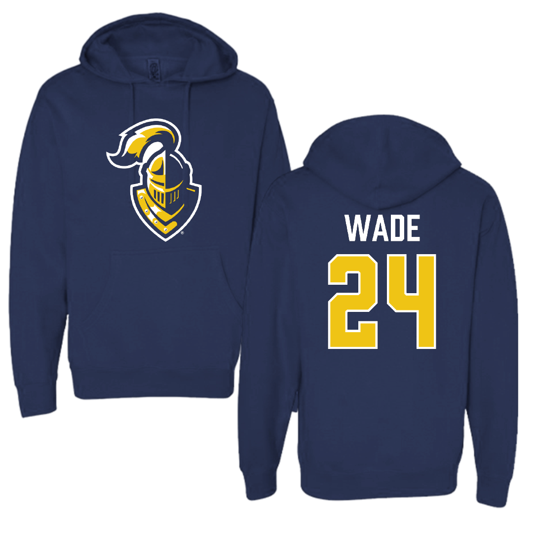 Neumann University Lacrosse (M) Navy Hoodie - #24 Lucas Wade