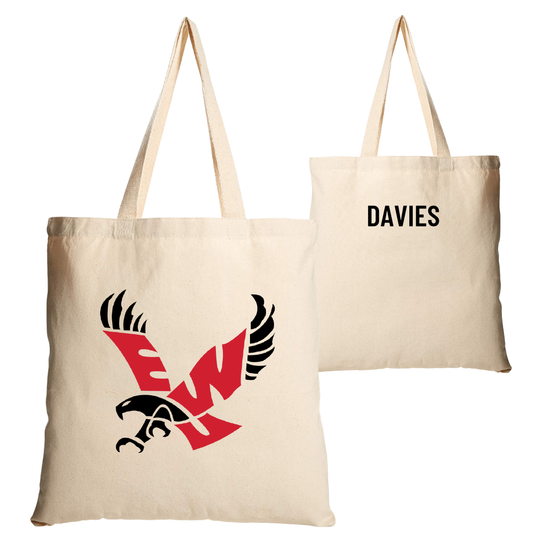 Eastern Washington University TF and XC Tan Canvas Tote Bag - Rhiannon Davies