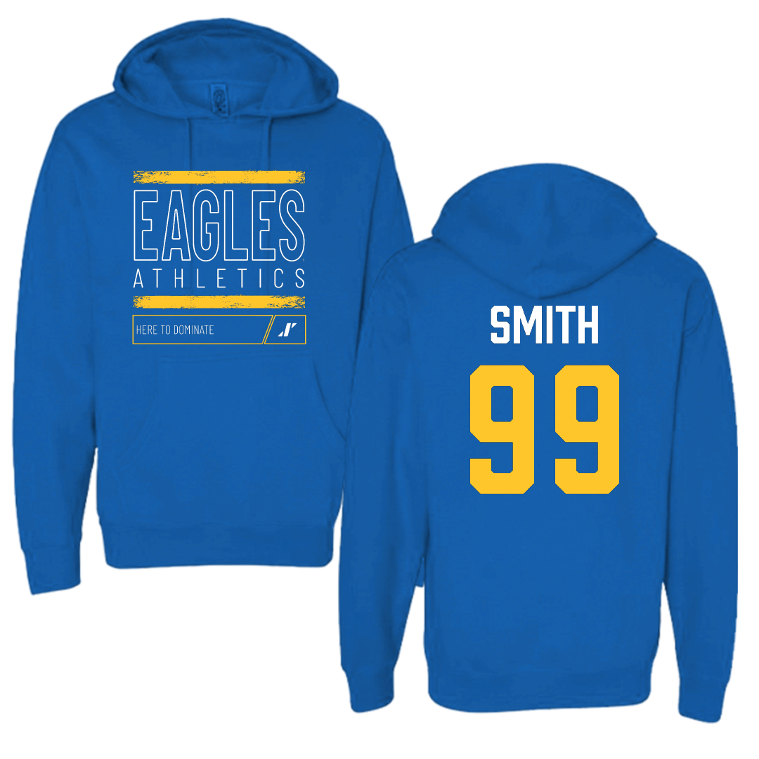 Williams Baptist University Soccer (M) Blue Dominate Hoodie - #99 Johnny Smith