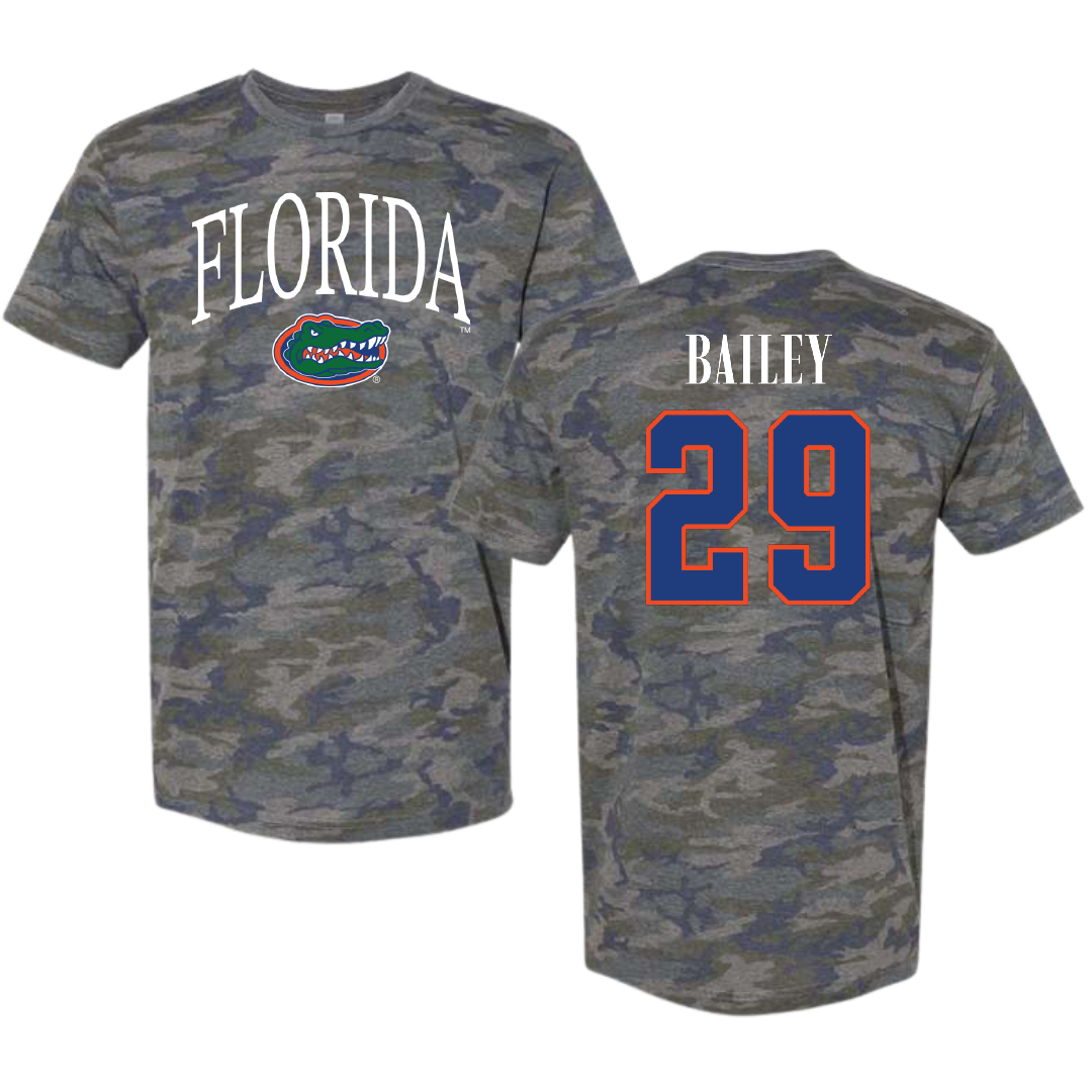 University of Florida Soccer Vintage Camo Tee - #29 Lena Bailey