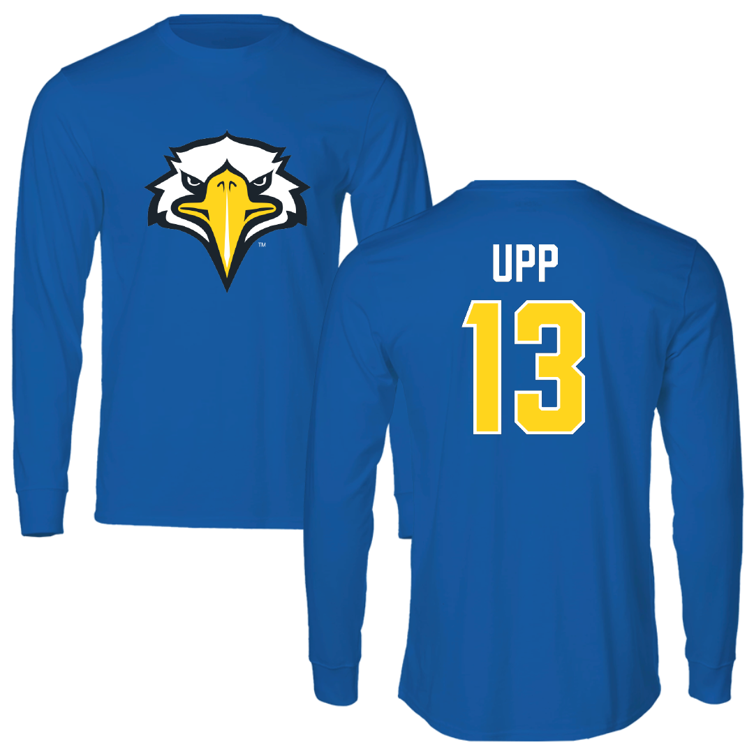 Morehead State University Football Blue Performance Long Sleeve - #13 Ryan Upp