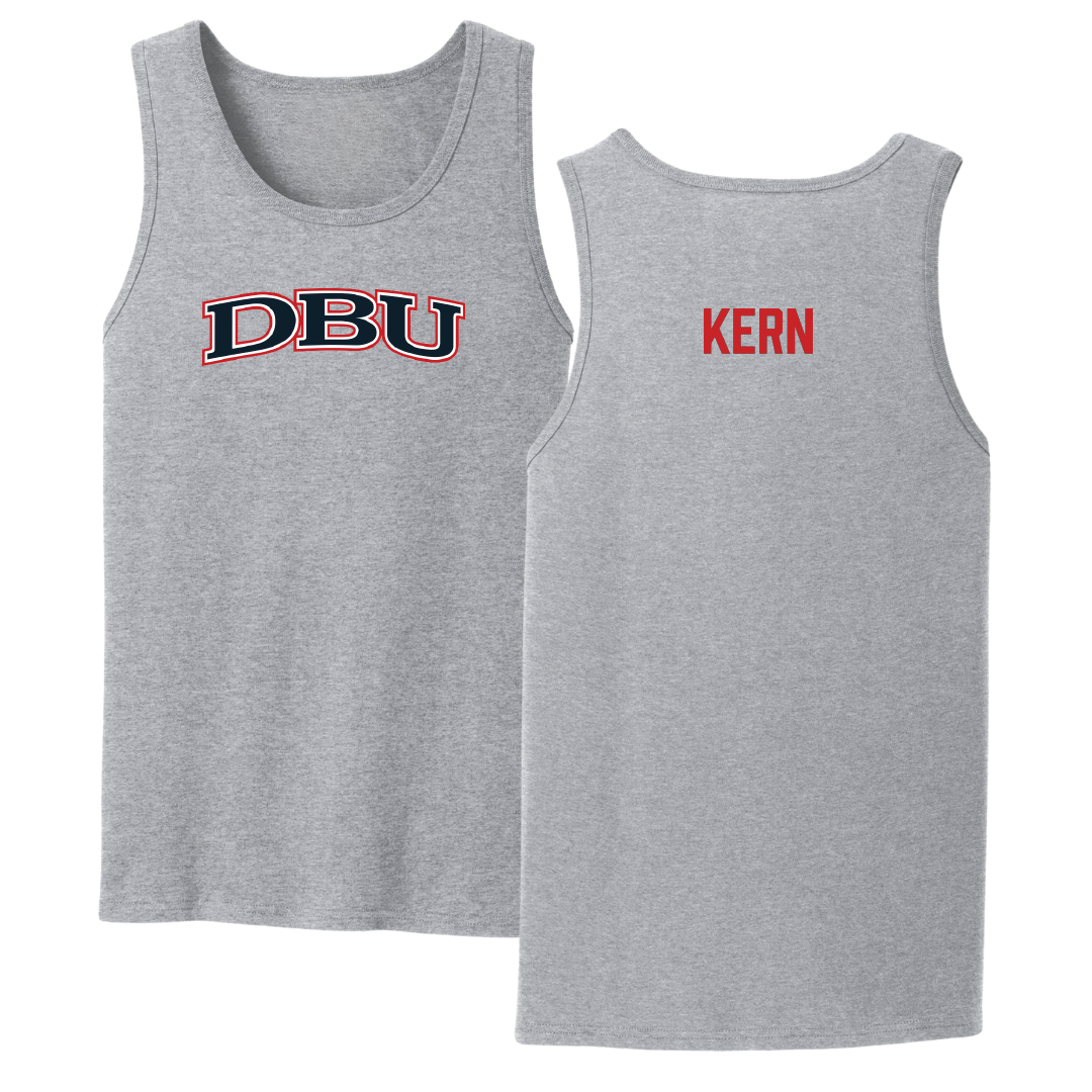 Dallas Baptist University TF and XC Sport Gray Tank Top - Emily Kern