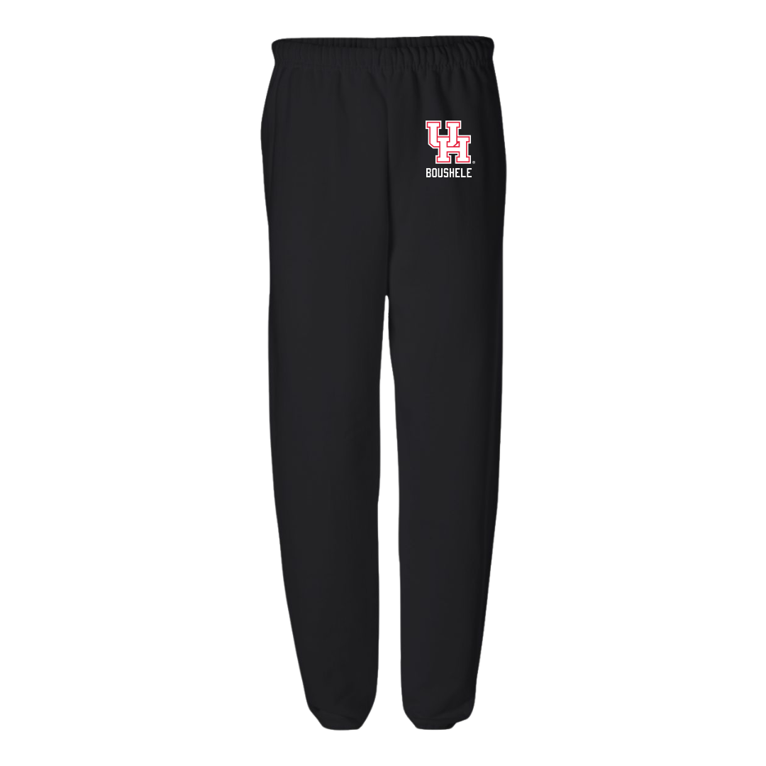 University of Houston Baseball Black Sweatpants - #19 Harrison Boushele