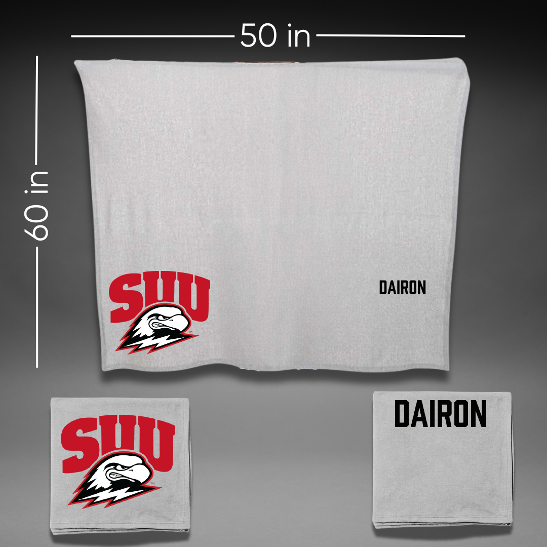Southern Utah University Gymnastics Gray Blanket - Stella Dairon