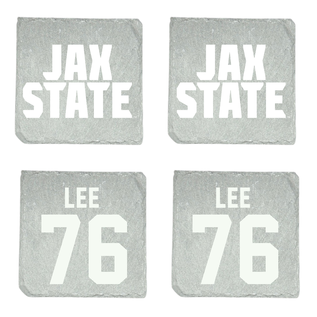 Jacksonville State University Football Stone Coaster (4 Pack)  - #76 Marvin Lee