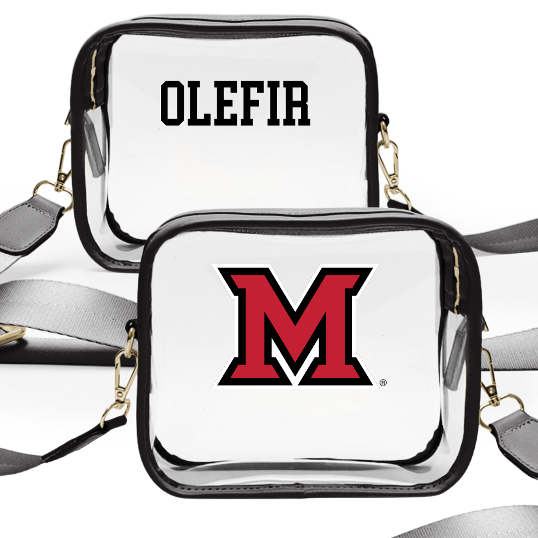 Miami University (Ohio) Cheer Black Clear Stadium Bag - Darya Olefir