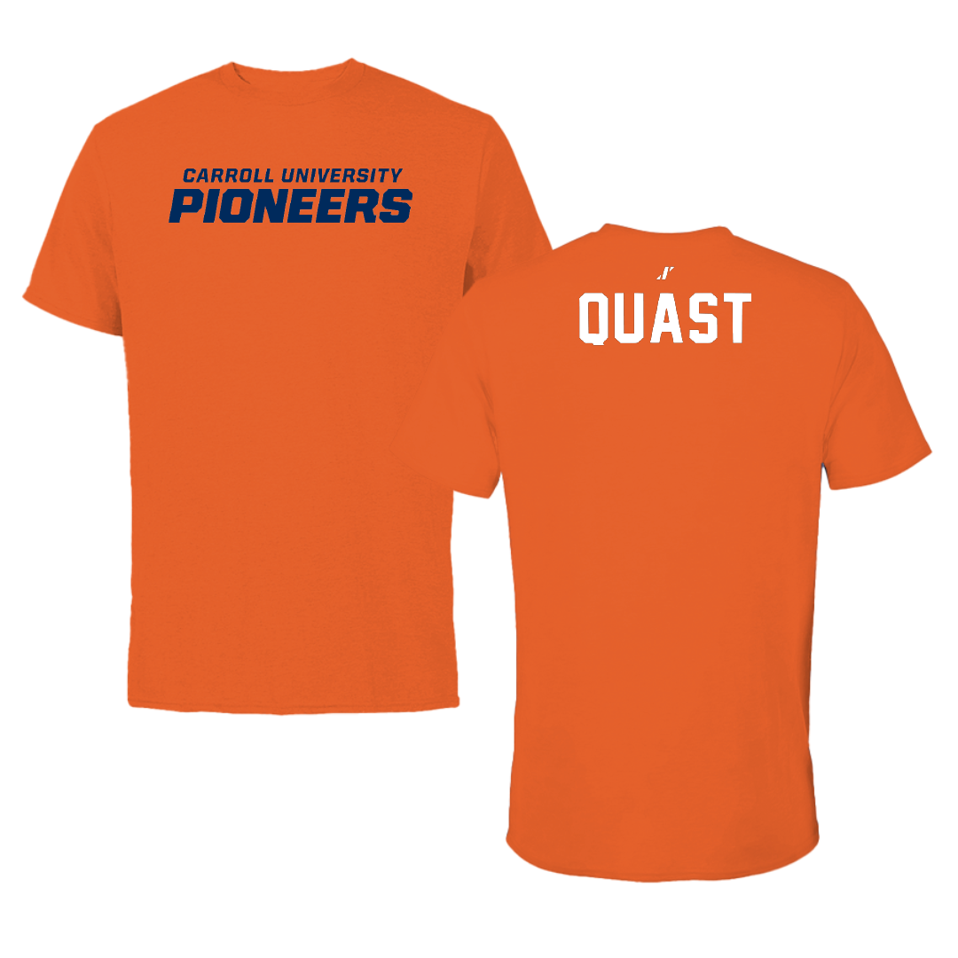 Carroll University TF and XC Orange Performance Tee - Charles Quast