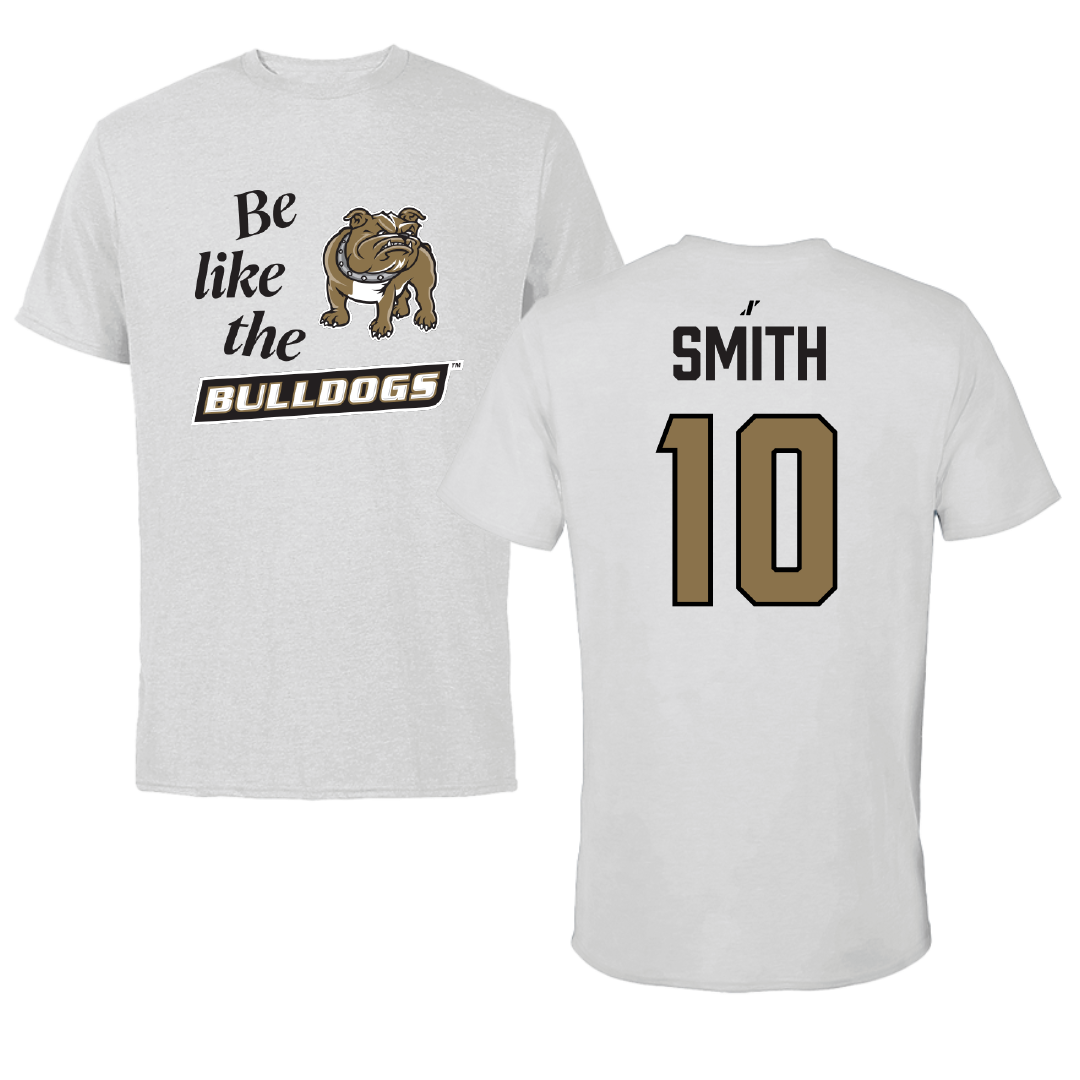 Bryant University Bowling (W) Light Gray Be Like Us Performance Tee - #10 Hayden Smith