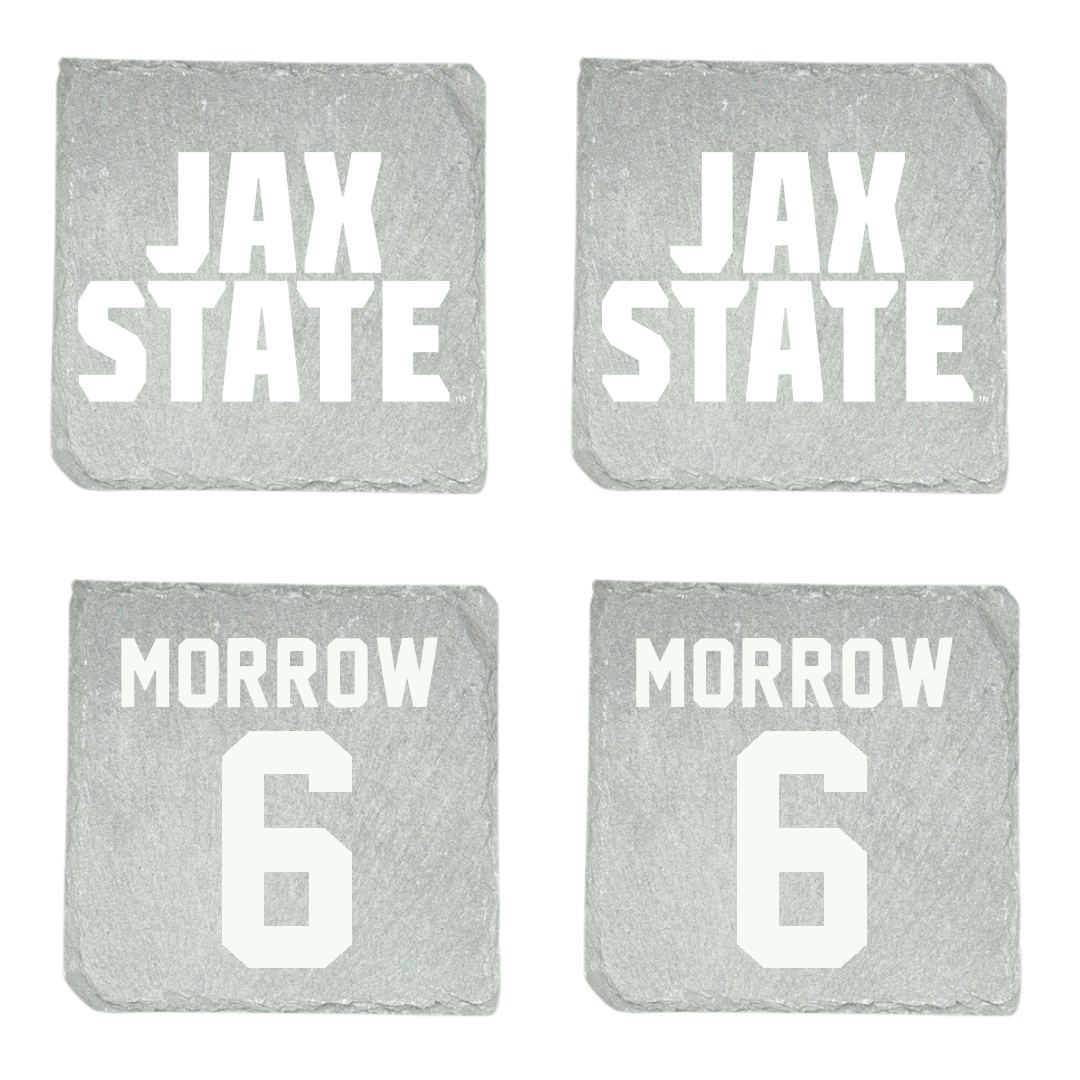 Jacksonville State University Football Stone Coaster (4 Pack)  - #6 Xavier Morrow
