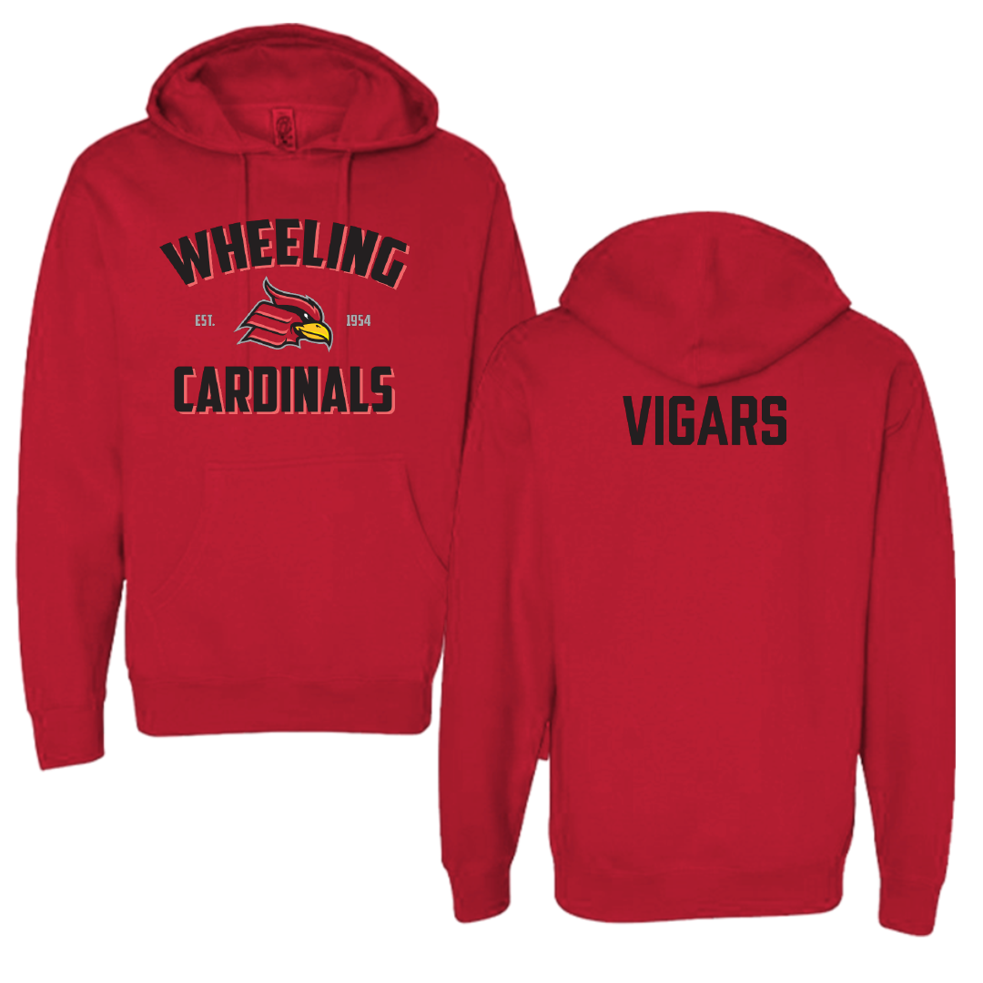 Wheeling University TF and XC Red General Hoodie - Kristopher Vigars