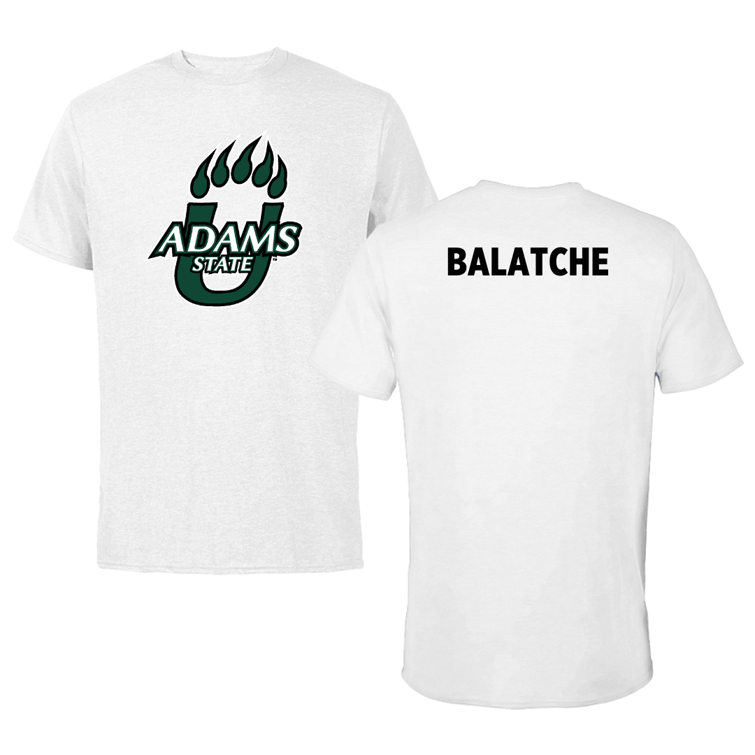 Adams State University Basketball White Tee - Duncan Balatche