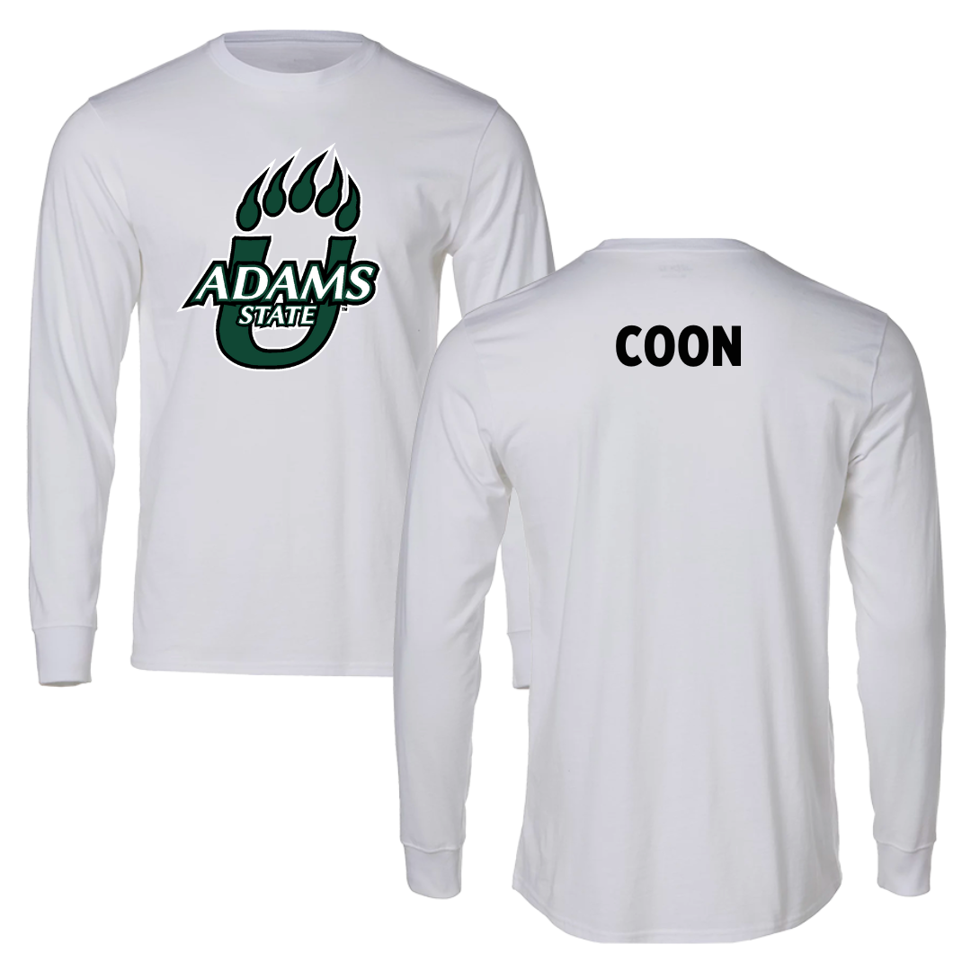 Adams State University Wrestling White Long Sleeve - Josh Coon