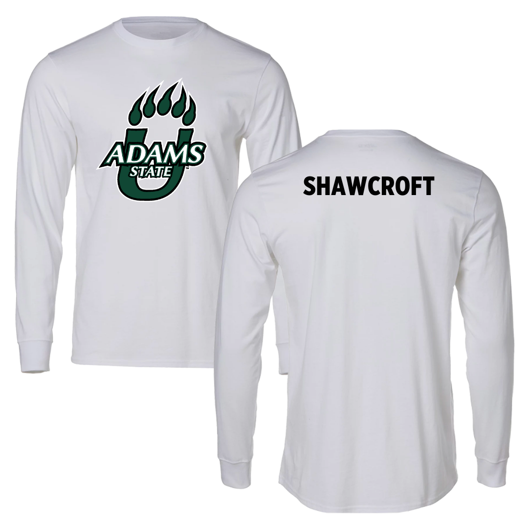 Adams State University Baseball White Long Sleeve - Byron Shawcroft