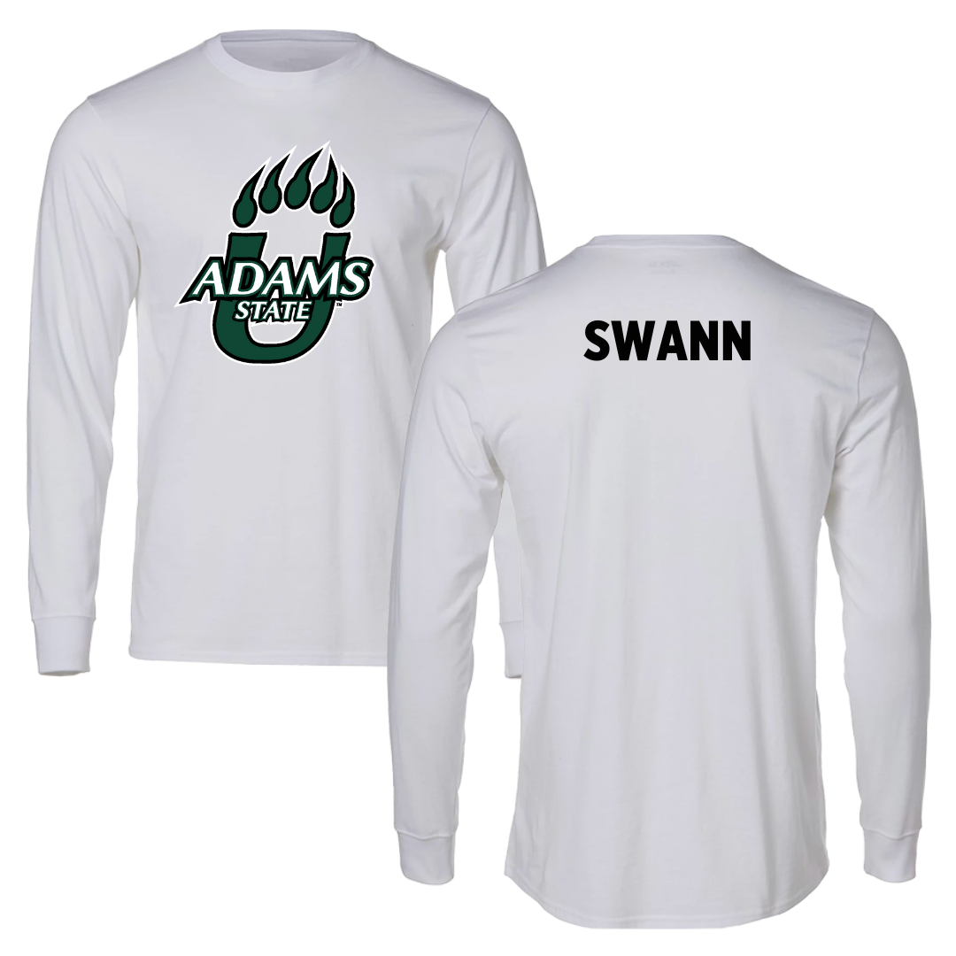 Adams State University TF and XC White Long Sleeve - Micah Swann